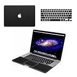 Black Carbon Fiber Vinyl Skin Case for 15