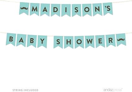 personalized baby shower banners boy