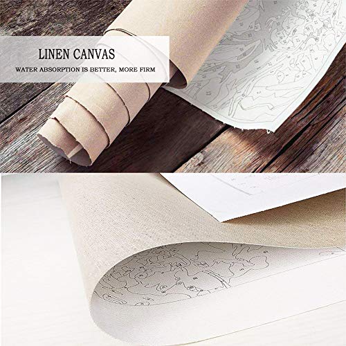 Bougimal Malen Nach Zahlen Erwachsene, DIY Handgemalt Ölgemälde Kits auf Leinwand Geschenk für Frauen Mama Tochter… – Bild 7