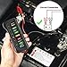 AUTDER Car Battery Tester 12V 6 LED Lights Digital Alternator Tester,Test Battery Condition & Alternator Charging Tester for Car Motorcycle