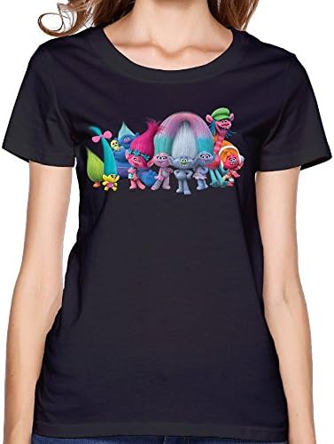 LEONA Trolls American Film Coming Soon T-shirts For Women Black