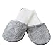 Newborn Baby Mittens - Oversized - Grey, No Scratch Mittens, Set of 2
