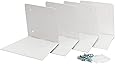 STORAGE MANIAC White Invisible Floating Bookshelves, Heavy-duty Book Organizers, 4-Pack Large