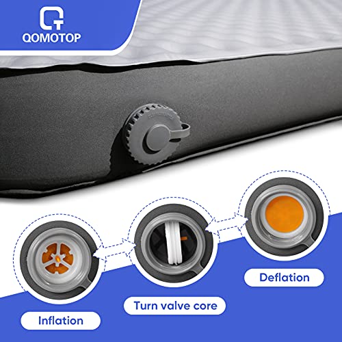 QOMOTOP Ultra Thick SelfInflating Camping Mattress, Ultra Comfortable