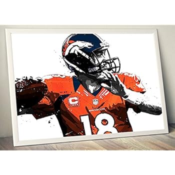 Peyton Manning Limited Poster Artwork - Professional Wall Art Merchandise (More (8x10)