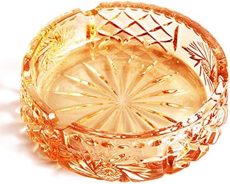 CLLC Ashtray - European style ashtray creative living room multi-function European glass ashtray,a