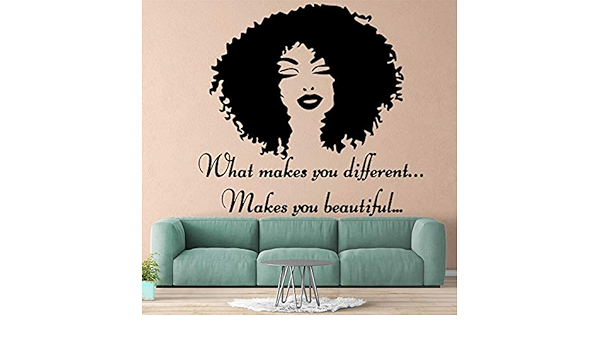 supmsds Mural de Arte de Pared Tribal African Woman Decal ...