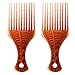 Mosuch Hair Pick, 2pcs Super Smooth Picks Comb Hairdressing Wide Tooth Modeling Big Tooth Comb