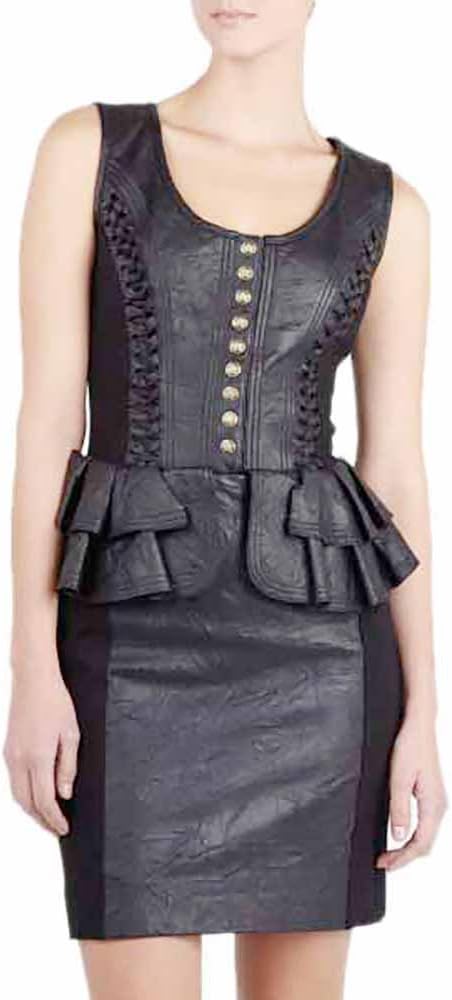 Alice By Temperley Sandrine Leather Dress