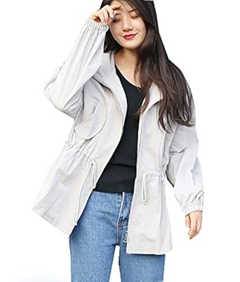 Amazon ドゥマン Demain モッズコートトレンチコート レディース 春