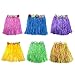 Zilong 12 Pack Elastic Hawaiian Grass Hula Skirt Dance Dresses luau Party Favors