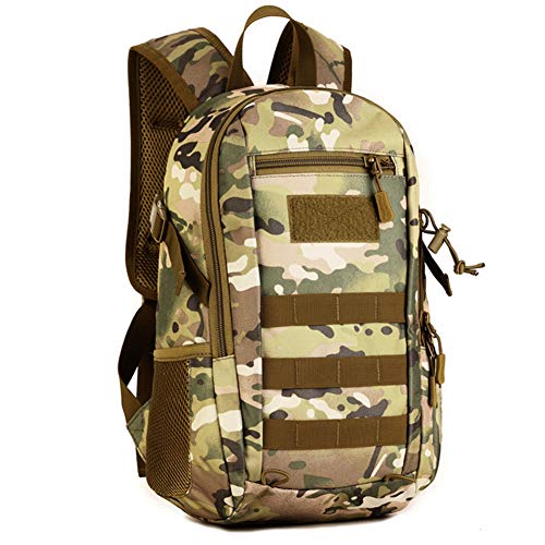 HUNTVP Militär Rucksack 12L Schulrucksack mini Bundeswehr Rucksack Taktischer Rucksack Herren Klein Wanderrucksack Rucksack Molle Daypack Tagesrucksac