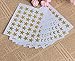 SBYURE 5250 Pieces Star Stickers Self-Adhesive Stickers for DIY Crafts Marking Work, Gold, Silver, Mix