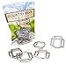 6 - Country Brook Design 1 Inch Stainless Steel 3-Sided Horse Halter Squares