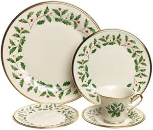 Lenox Holiday Tartan Gold Banded Ivory China Pasta/Soup Bowl - 9 Inch, 12 Oz, Dishwasher Safe - View #10