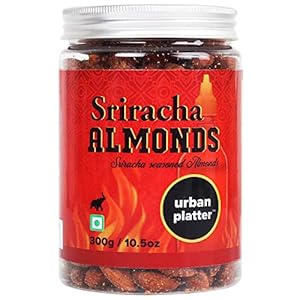 Urban Platter Sriracha Almonds, 300g / 10.5oz [Sriracha Seasoned Almonds]