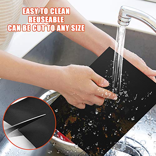 prabensei BBQ Grillmatte 5er Set, Teflon Grillmatten Antihaft & Wiederverwendbar, Barbecue Grill Matte Backmatte für bis 260°C, geeignet für Holzkohlegrill, elektronischen Grill, Backofen 40x33 CM