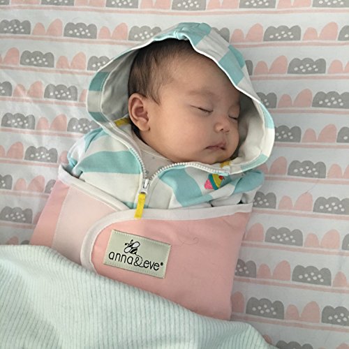 Anna & Eve Baby Swaddle Strap, Adjustable Arms Only Wrap for Safe