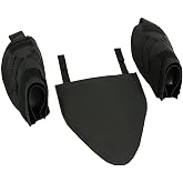MiOYOOW Tactical Equipment Guards, 2 Molle Shoulder Pads + 1 Crotch Pad with Hook &amp; Loop Fastener for Outdoor Training Competition