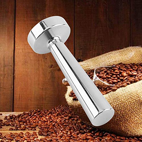 Kaffeepresse, Edelstahl, massiver Espresso-Kaffee-Tamper mit flacher Basis für Nespresso-Kapselmaschine – Bild 7