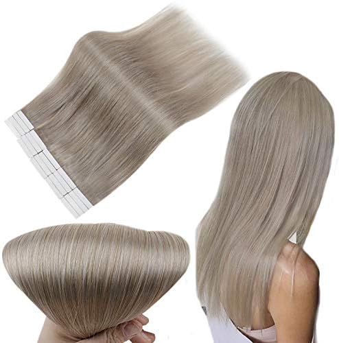 Runature Hair Extensions Soft Silky Smooth Straight Remy Hair 18 18inch 20pcs 50g 100 Real Human Tape On Hair Extensions For White Women Buy Online At Best Price In Uae Amazon Ae