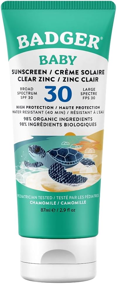 Badger Baby & Toddler Mineral Sunscreen SPF 30 Broad Spectrum 87ml