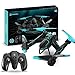 TEMI AG-01 RC Drone Quadcopter 2.4Ghz 6 Axis Gyro 4 Channel Remote Control Helicopter Kits Easy to Fly for Beginners Kids Adults, without FPV WIFI HD Camera, Good Choice for Drone Training