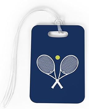 tennis luggage tags