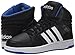 adidas Performance Men's Hoops Vs Mid Basketball Shoe,Black/White/Blue,10 M US