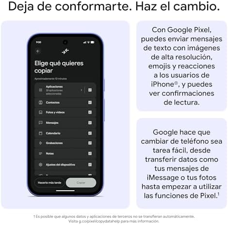 Pixel 10a - 7 anos de novas atualizações e funcionalidades, mais de 30 horas de autonomia, assistente de câmara, Gemini Live, Pixel Security - Cinzento Nebuloso, 128GB