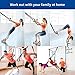 ANOOPSYCHE Bodyweight Fitness Resistance Trainer Kit with Body Workout Guide, Fitness Training Straps for Home or Professional Complete Body Workout