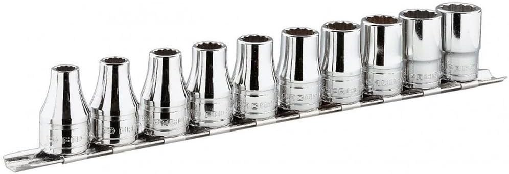 Sockets in inches on Rack, Multicoloured