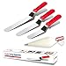 Cake Decorating Spatula from KitchWhiz, The ONLY Professional icing spatula set including 6