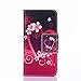 Yakamoz Floral Love Heart Leather Flip Card Slots Wallet Stand Case for Samsung Galaxy J1 Dual Sim J100H/DS with Free Screen Protector & Stylus Pen