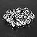 ROSENICE 25mm Sew Buttons Diamond Crystal Upholstery Nails Tacks Sofa Wall Decor 20Pcs