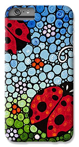 iPhone 8 Plus Slim Case “Joyous Ladies Ladybugs” by Pixels