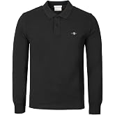 GANT Reg Shield LS Pique Rugger Men's Polo Shirt