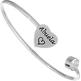 Kivosliviz Abuela Bracelet Gifts for Women from Grandchildren Best Grandma In Spanish Mothers Ideas Birthday for New Abuela Bracelet