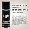 TOPPIK-Hair-Fibers-Light-Brown-275-g Toppik Hair Building Fibres Powder, Light Brown, 27.5g Bottle - for A Thicker-looking Hairline, Crown and Beard, Instant…