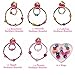 IDOXE 17pcs Value Set Little Girl Jewelry Set, Wood Stretch Necklace Bracelet Play Jewelry with Crystal Rings Heart Box (Muticolor Necklace Bracelets Ring)