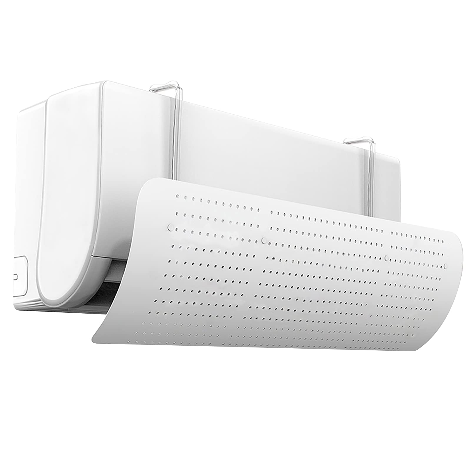 Air conditioner deflector，Air Conditioner Wind Deflector Adjustable Wind Deflector Prevent The Cold Air From Blowing Straight（blue)