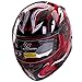 IV2 Red VIPER Dual Visor Modular Flip-Up Motorcycle Adventure Touring Helmet [DOT] - Medium