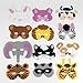 Fun Express Assortment Kids Foam Animal Face Masks Zoo Farm Party Costume (2-Pack of 12)