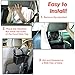 Zento Deals Food Drink Holder Tray- Car Headrest Beverage, Bottle, Food, Change, Smart Phone Tray Holder- Convenient Durable Tray for Removal Car Seat Headrest