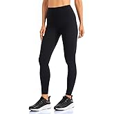 Ukaste Women's Studio Essential High-Rise Yoga Leggings 25" - Soft Stretch Workout Active Tights Ankle Pants