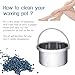 Wax Warmer, Zeonetak Hair Removal Waxing Kit Hair Remover Tool + 8 Pack x 3.5oz Hard Wax Beans + 20 Wax Applicator Sticks, Overheat Light Off Protection