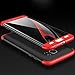 Ai-case SWEET-57 3-in-1 Ultra Thin and Slim Hard PC Case Anti-Scratches Premium Slim 360 Degree Full Body Protective Cover for Samsung Galaxy S8 Case (2017) - Red Plus Black