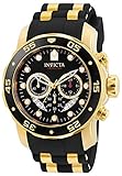 Invicta Men's 6981 Pro Diver Analog Swiss Chronograph Black Polyurethane Watch
