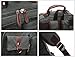 Aidonger Vintage Canvas School Backpack Laptop Backpack (Gray)