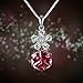 GAEA H - Asian Style Series Sweet Elegant Flower Crystal Pendant Necklace Crystals from Swarovski GHJN037